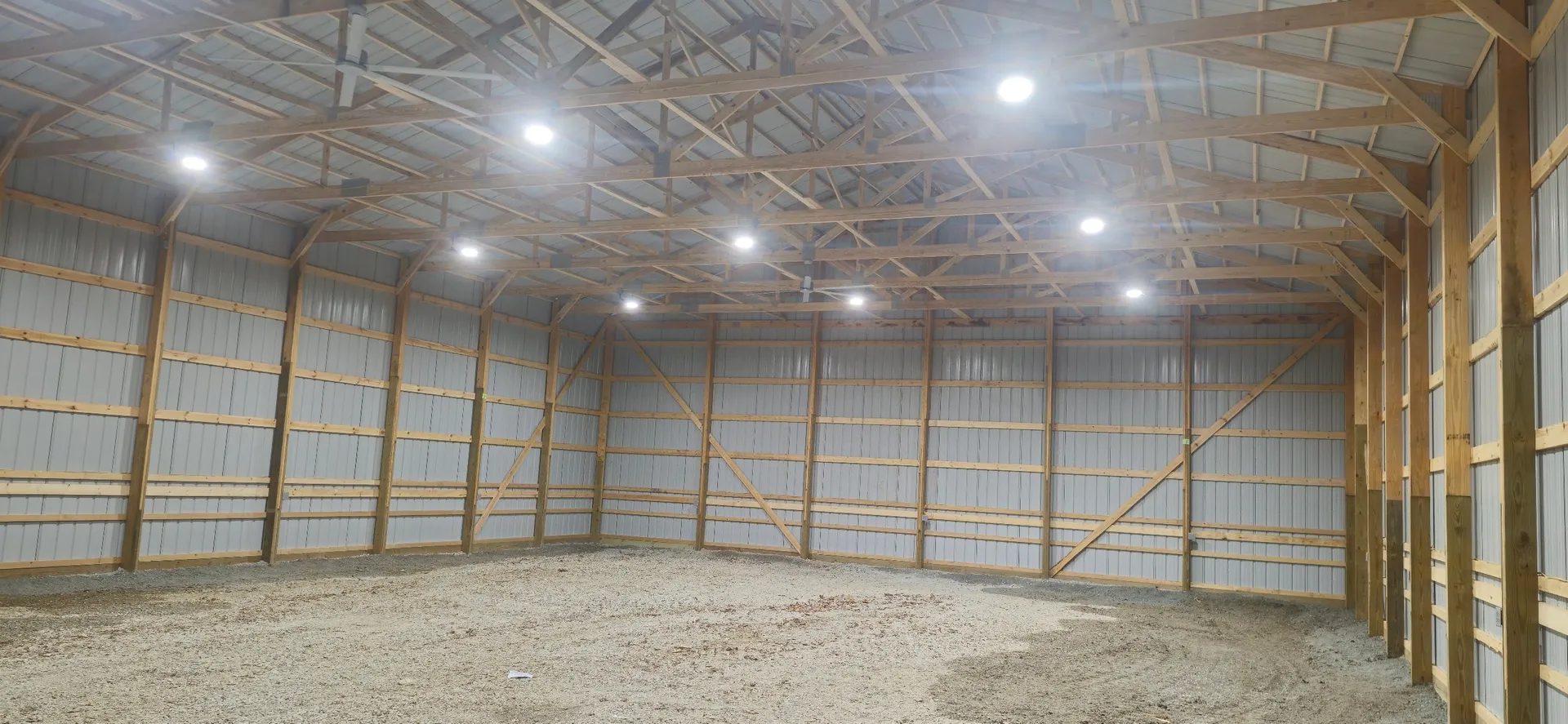 Commercial spray foam Kokomo warehouse ceiling and wall insulation